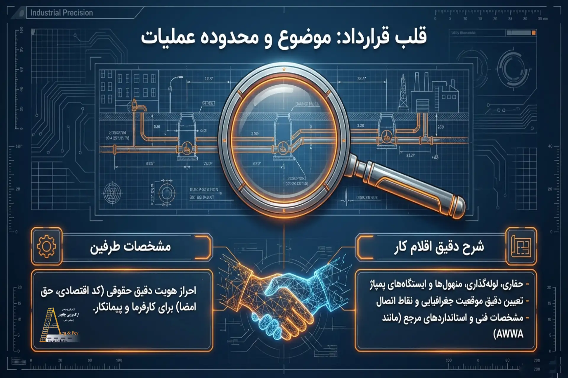 موضوع قرارداد فاضلاب و محدوده کار